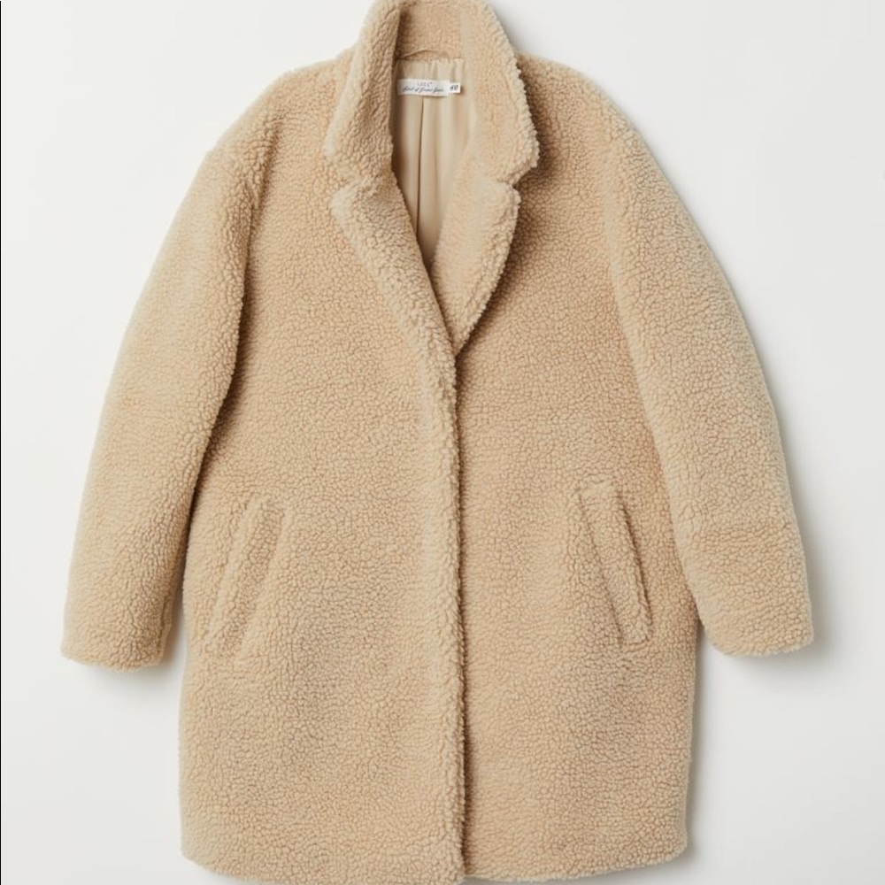 H&M Oversized Teddy Coat